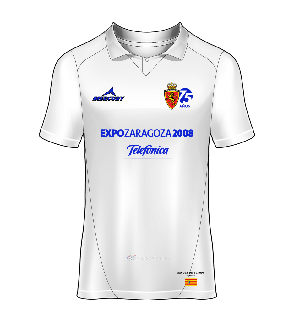 Camisetas especiales Real Zaragoza homenaje a la Recopa