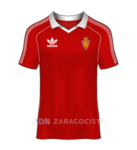 Camiseta visitante real zaragoza 81-82