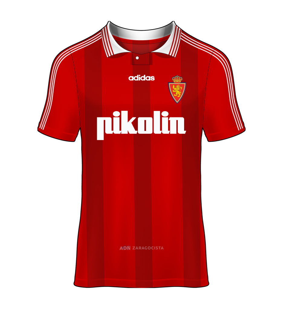 camiseta visitante Real Zaragoza 97/98